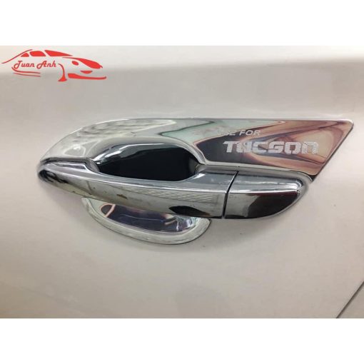 Ốp Tay nắm, Hõm Cửa Xe Hyundai Tucson 2022-2023 Mạ Crom cao cấp - Hình ảnh 12
