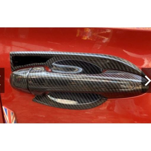 Ốp Tay nắm, Hõm Cửa carbon Xe Toyota Vios 2019- 2022 Mẫu Cacbon Hàng đẹp - Hình ảnh 14