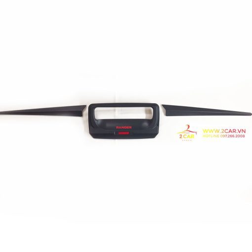 Ốp tay nắm cửa, hõm cửa, ốp đèn pha, đèn hậu, nắp xăng, tay mở cốp đen Ford Ranger 2014 - 2021- nhựa đen cao cấp - Hình ảnh 15