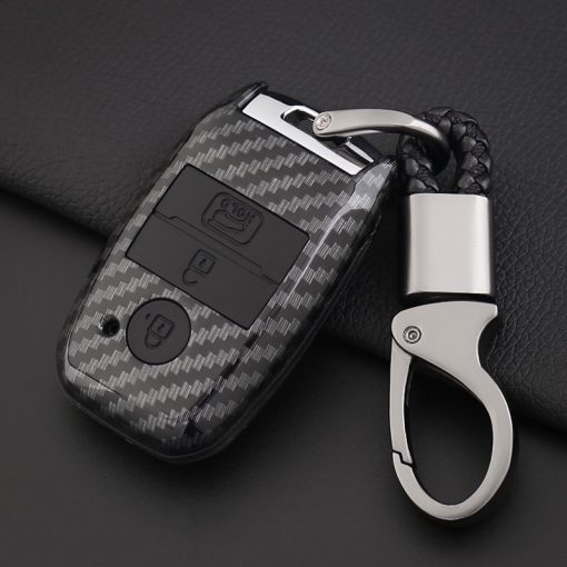 Ốp Chìa Khóa Cho Xe Kia Sorento, Morning , Cerato, K3, Seltos, Sonet kèm móc đeo - Hình ảnh 7