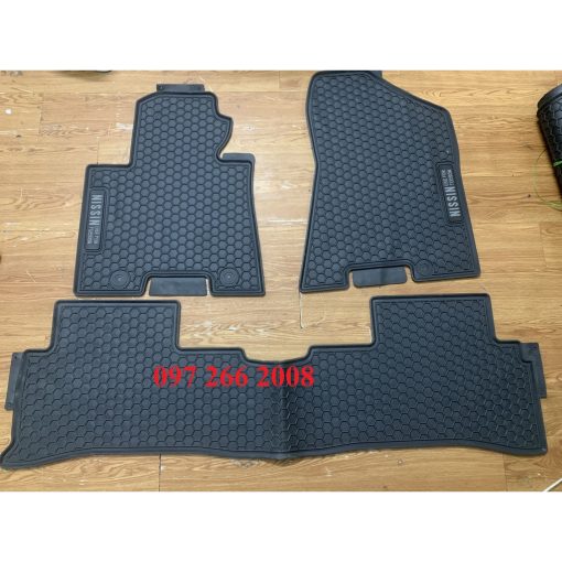Thảm Lót sàn Xe Hyundai Tucson 2015 đến 2021, 2022, 2023 vân tổ ong hãng Nissin chữ trắng - Hình ảnh 9