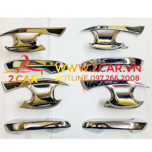 Ốp tay nắm, hõm cửa xe Kia K3 2021-2022 mạ crom cao cấp