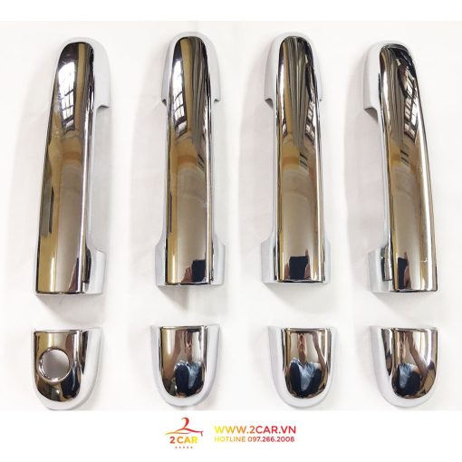 Ốp Tay Nắm Cửa Xe KIA Soluto 2019- 2023 mạ crom cao cấp