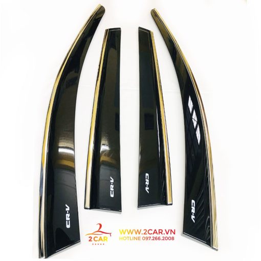 Vè Che Mưa Xe Honda CRV 2018- 2019- 2020- 2021- 2022-2023, chỉ inox cao cấp nhất thị trường