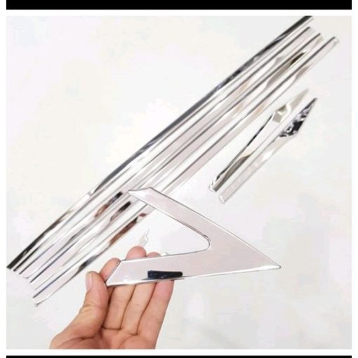 Nẹp Viền Chân Kính Inox Xe Honda Civic 2017 2018 2019 2020 2021- Hàng cao cấp