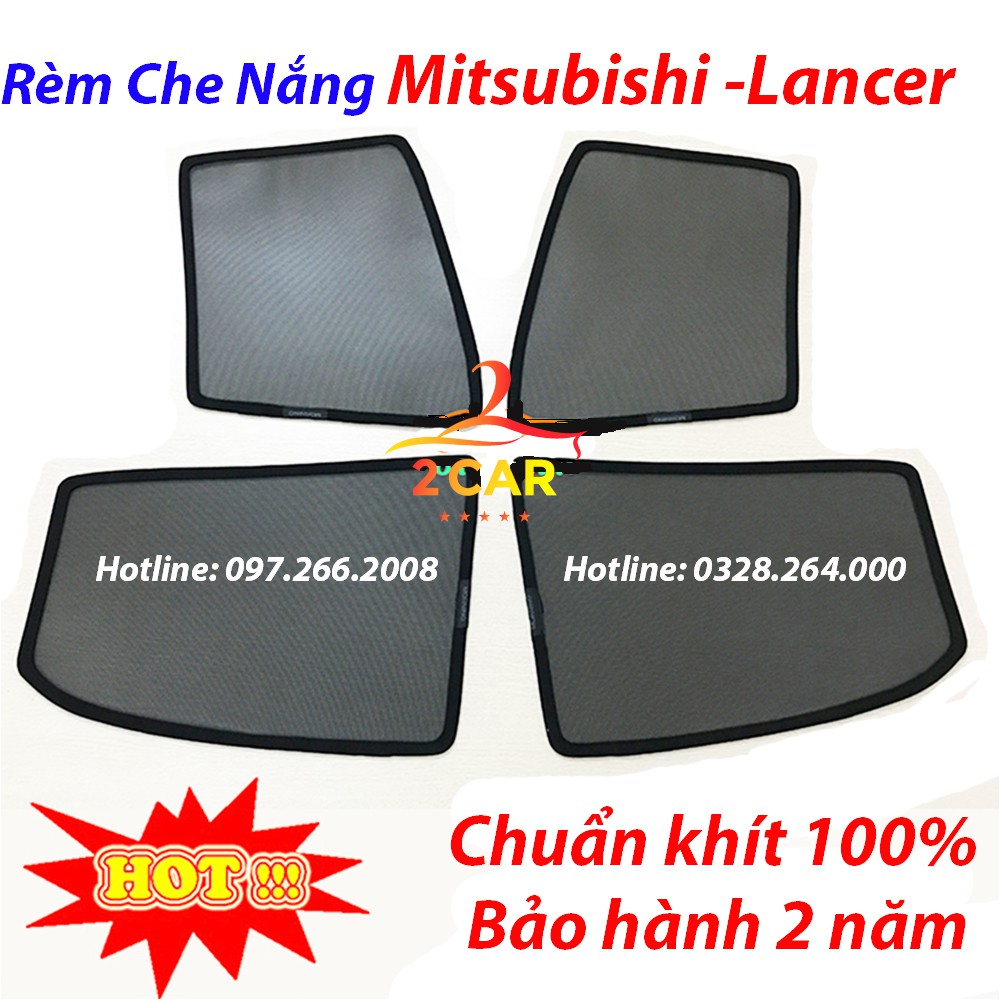 Rèm Che Nắng Xe Mitsubishi Lancer IO/ Gala, Hàng Loại 1 có hút nam châm