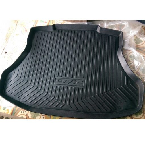Lót cốp nhựa dẻo xe Honda Civic 2007 2008 2009 2010 2011 2012 - Hàng không mùi, dày dặn