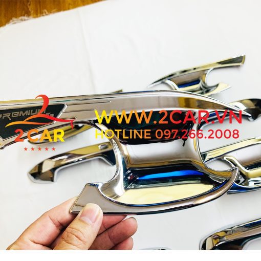 Ốp tay nắm, hõm cửa xe Kia K3 2021-2022 mạ crom cao cấp - Hình ảnh 3