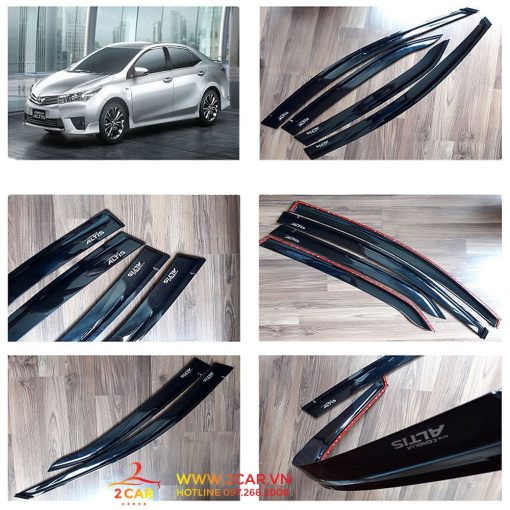 Vè Che Mưa Xe TOYOTA ALTIS 2014 - 2021 nhựa đen cao cấp - Hình ảnh 3