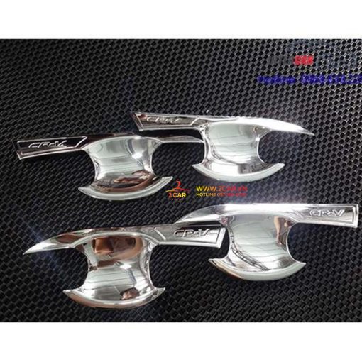 Ốp tay nắm, hõm cửa xe Honda CRV 2018- 2019 2020 2021 2022 2023 mạ crom cao cấp - Hình ảnh 3