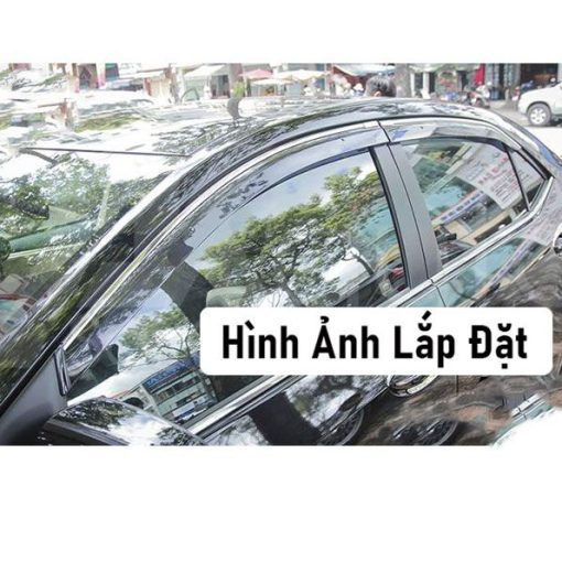 Vè che mưa chỉ INOX xe Toyota Altis 2022- 2023 - Hàng cao cấp nhất thị trường - Hình ảnh 3