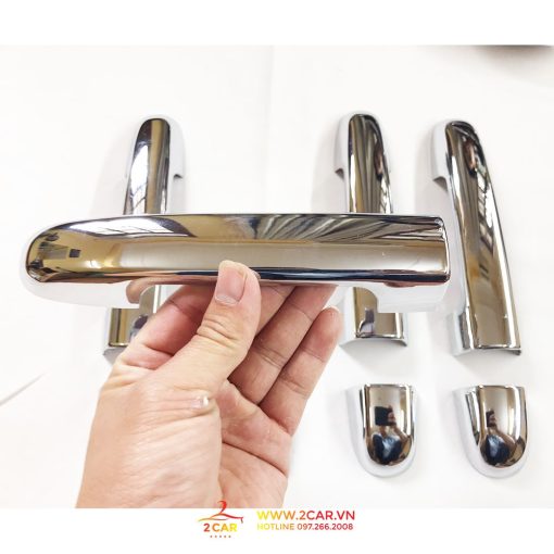 Ốp Tay Nắm Cửa Xe KIA Soluto 2019- 2023 mạ crom cao cấp - Hình ảnh 3