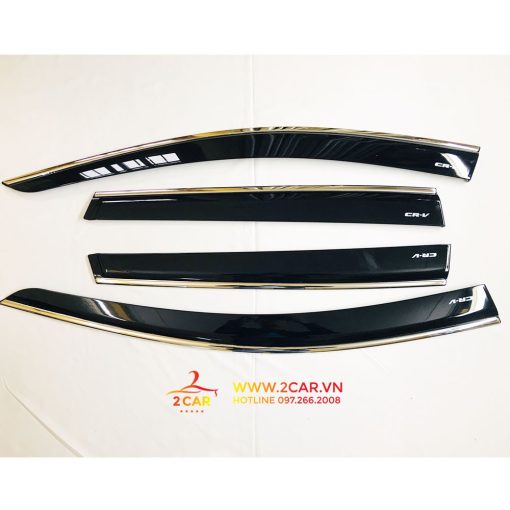 Vè Che Mưa Xe Honda CRV 2018- 2019- 2020- 2021- 2022-2023, chỉ inox cao cấp nhất thị trường - Hình ảnh 3
