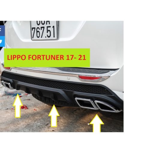 Lip Chia Pô, Lippo, líp pô Xe Fortuner đời 2017- 2021, 2022, 2023 Hàng zin theo xe cao cấp - Hình ảnh 3