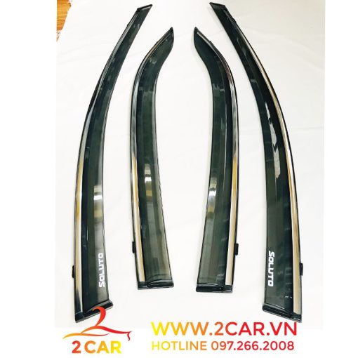 Vè che mưa xe Kia Soluto 2019- 2020- 2021- 2022- 2023 CHỈ MẠ crom cao cấp - Hình ảnh 3