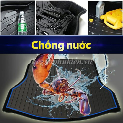 Lót cốp Toyota Land Cruiser Prado chất liệu TPO cao cấp - Hình ảnh 3