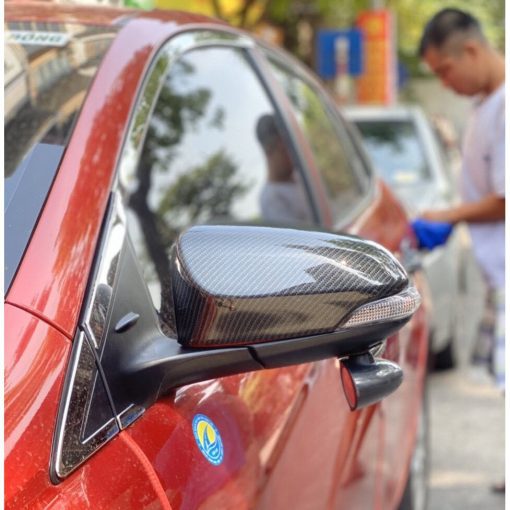 Ốp gương CACBON xe Vios 2014- 2022, Altis 2014-2021, Camry 2012-2018 Carbon - Hình ảnh 3