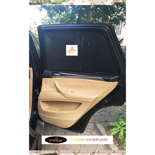Rèm che nắng chống UV xe BMW X5 đời 2009 2010 2011 2012 2013 2014 2015, Rèm loại 1 cao cấp - Bảo hành 24 tháng- Đế nhựa - Hình ảnh 4