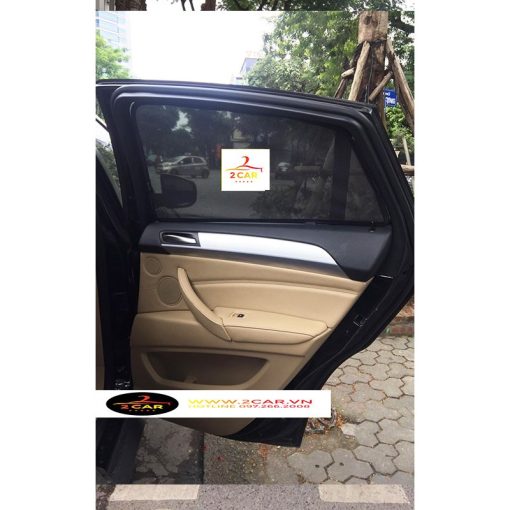 Rèm che nắng chống UV xe BMW X6 E71 2008- 2014, Rèm loại 1 cao cấp - Bảo hành 24 tháng- Đế nhựa - Hình ảnh 3
