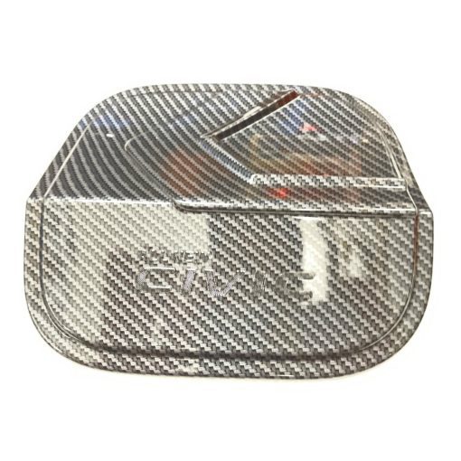Ốp nắp bình xăng CARBON xe Honda Civic 2022 - 2023 vân cacbon cao cấp - Hình ảnh 3