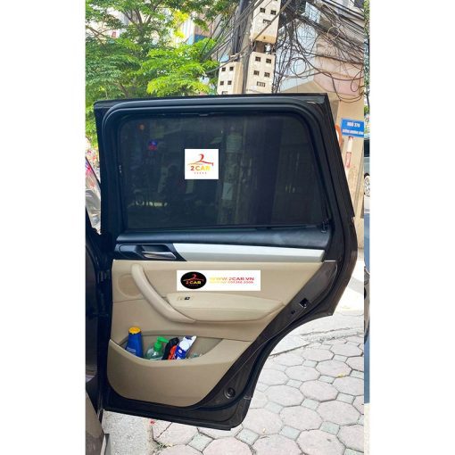 Rèm che nắng chống UV xe BMW X3, Rèm loại 1 cao cấp - Bảo hành 24 tháng - Lắp đế nhựa - Hình ảnh 3