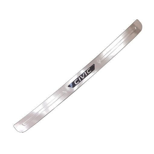 Chống trầy cốp trong, ngoài xe Honda Civic 2016- 2021 chất liệu Inox sáng bóng - Hình ảnh 3
