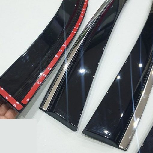 Vè che mưa chỉ INOX xe Toyota Altis 2022- 2023 - Hàng cao cấp nhất thị trường - Hình ảnh 4
