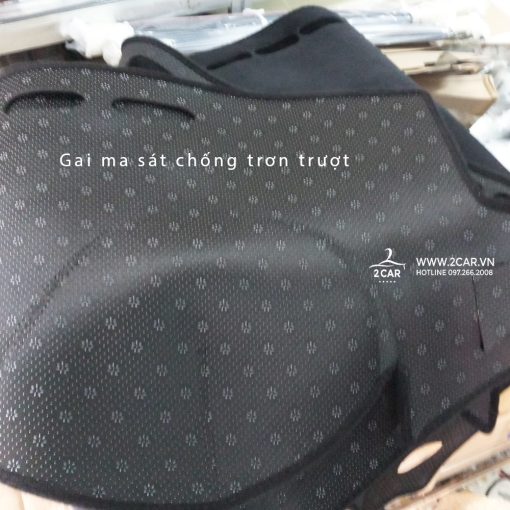 Thảm taplo NHUNG xe Kia Soluto 2018 2019- 2020 2021 2022 2023 Hàng 3 lớp dày, có đế chống trượt, chống nóng hiệu quả - Hình ảnh 4