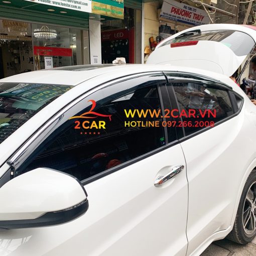 Vè che mưa xe Honda HRV 2018- 2021 chỉ mạ crom cao cấp - Giá 1 bộ - Ảnh 2