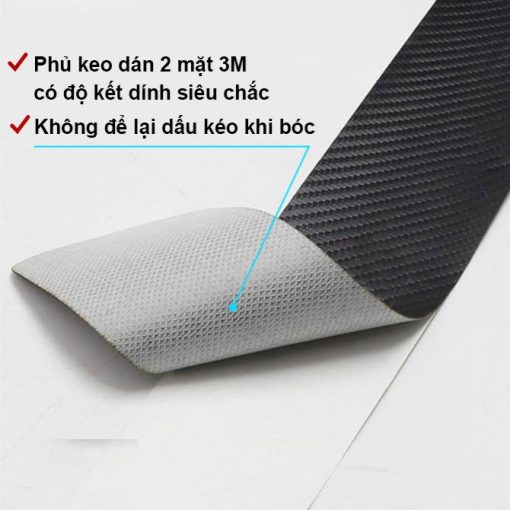 Nẹp Decal dán chống xước, ốp bậc cửa, nẹp chân, trầy cốp xe MG ZS, HS, MG5 - Hình ảnh 4