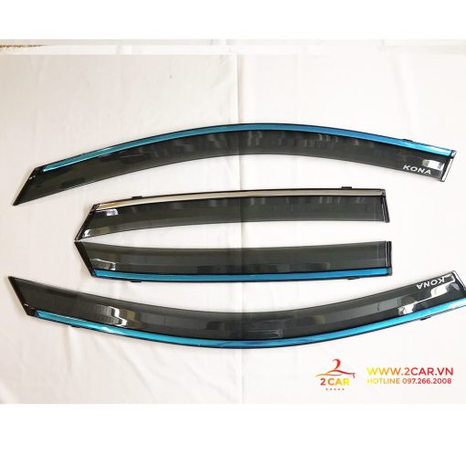 Vè Che Mưa Xe Hyundai Kona 2019- 2020 2021 20222 2023 chỉ mạ Crom cao cấp - Hình ảnh 4