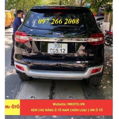 Rèm Che Nắng chống UV Xe Ford Everest 2017 2018 2019 2020 2021 Hàng Loại 1 MR.ÔTÔ -Bảo Hành 2 Năm - Hình ảnh 4