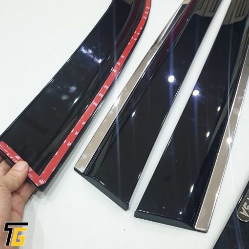 Vè che mưa xe Vinfast Lux SA chỉ Inox - Hàng cao cấp - 1 bộ 4 cánh - Hình ảnh 4