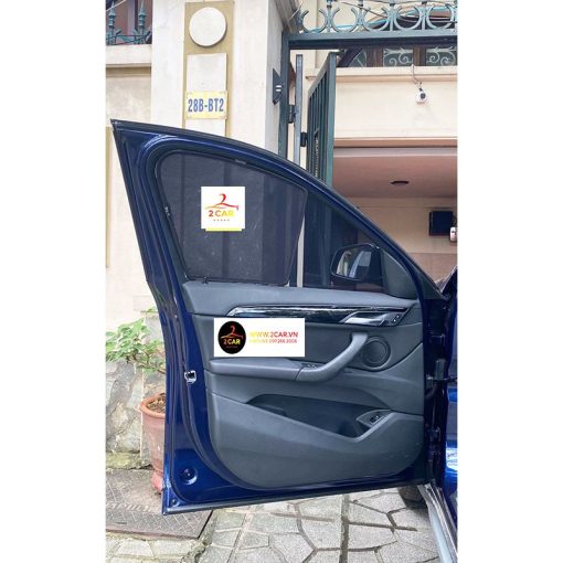 Rèm che nắng chống UV xe BMW X1, Rèm loại 1 cao cấp - Lắp đế nhựa - Hình ảnh 4