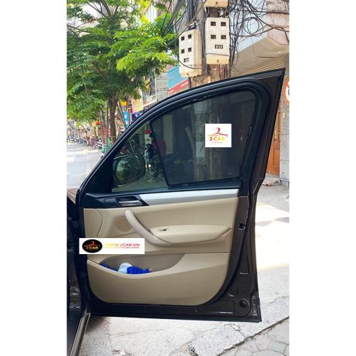 Rèm che nắng chống UV xe BMW X3, Rèm loại 1 cao cấp - Bảo hành 24 tháng - Lắp đế nhựa - Hình ảnh 2