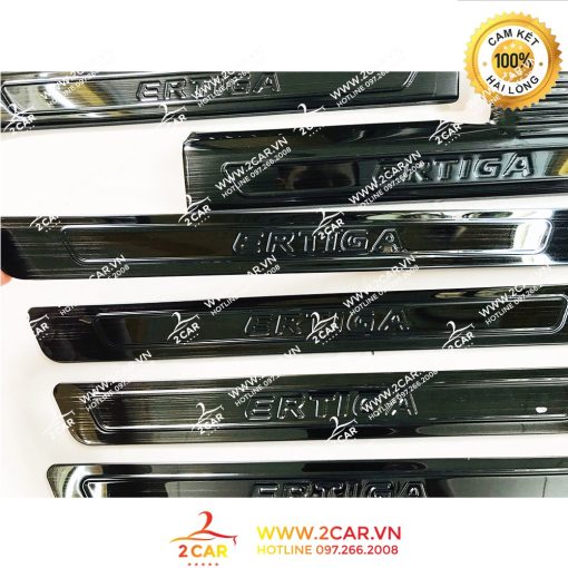 Ốp Bậc Cửa, Nẹp Bước Chân Xe Suzuki Ertiga 2019-2020, Titan cao cấp - Ảnh 4