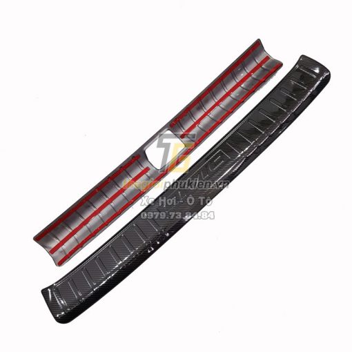 Ốp chống trầy cốp trong, ngoài Carbon xe Honda Civic 2016 - 2021 - vân cacbon cao cấp - Ảnh 4