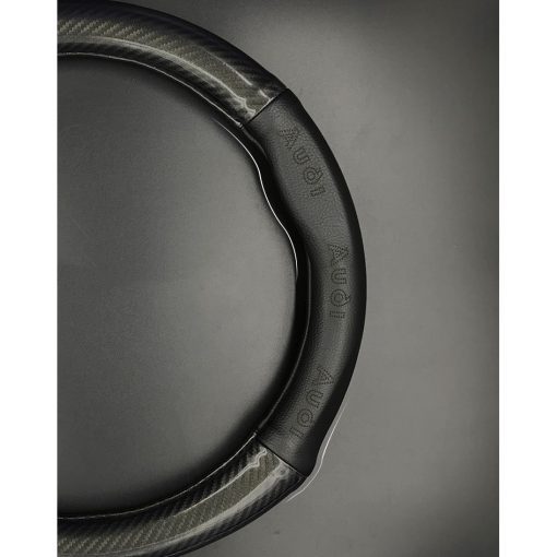 Bọc da vô lăng cacbon xe MAZDA 2, Mazda 3, Mazda 6, CX5, CX8, BT50, CX3, CX30 vân carbon cao cấp - Hình ảnh 4