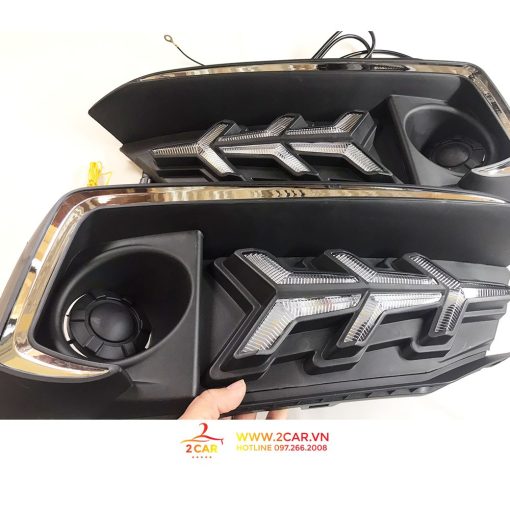 Độ đèn Led gầm xương cá phía trước HONDA CIVIC 2019-2021 Hàng đẹp - Hình ảnh 5
