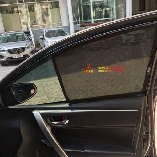 Rèm che nắng, chắn nắng xe Toyota Altis 2005-2021, 2022 có hút nam châm chuẩn 100% - Hình ảnh 5
