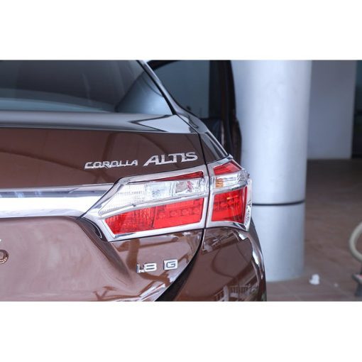 Ốp viền đèn pha hậu xe Toyota Altis 2014 - 2021 Mạ Crom Cao Cấp - Hình ảnh 5