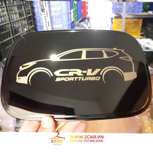 Ốp Nắp Bình Xăng titan Xe Honda CRV 2018-2023 cao cấp - Hình ảnh 3