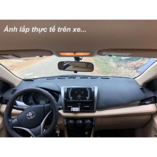 Thảm taplo xe Honda CRV 2013- 2014 2015 2016 2017 (2.0L và 2.4L) có hàng nhung và da carbon - 3 lớp chống trượt - Hình ảnh 5
