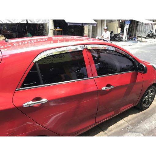 Vè che mưa xe Kia Morning 2012- 2013 2014 2015 2016 2017 2018 2019 2020 mạ cao cấp Auto Clover - Hình ảnh 5