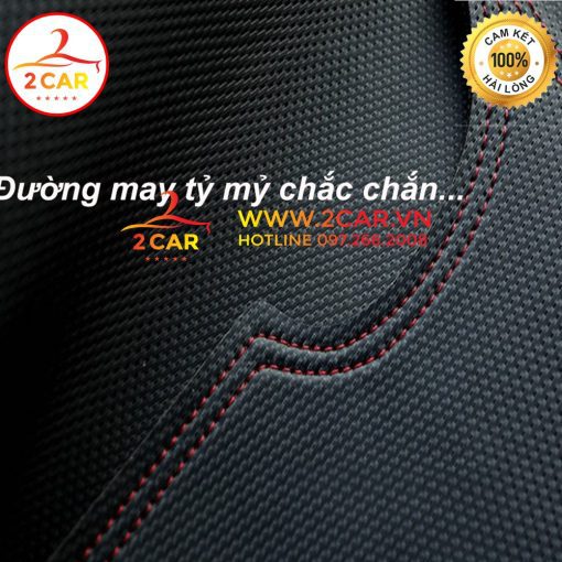 Thảm Taplo Da Cacbon xe Daewoo Lacetti 2006-2012 bản nội địa, chống nóng tốt, chống trơn trượt, vừa khít theo xe - Hình ảnh 5