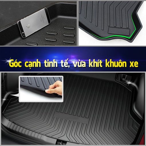 Lót cốp Toyota Land Cruiser Prado chất liệu TPO cao cấp - Hình ảnh 5