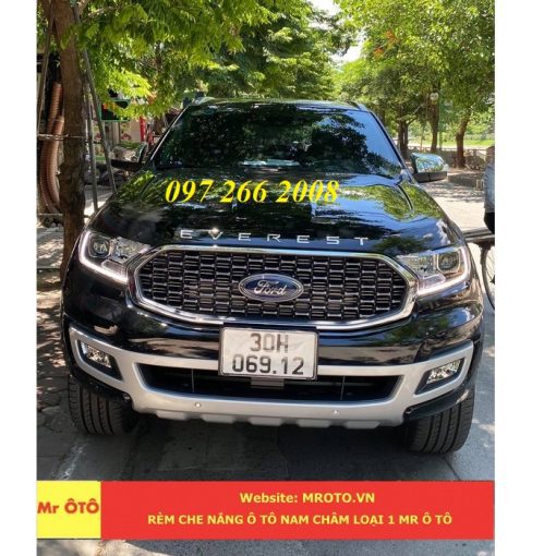 Rèm Che Nắng chống UV Xe Ford Everest 2017 2018 2019 2020 2021 Hàng Loại 1 MR.ÔTÔ -Bảo Hành 2 Năm - Hình ảnh 5