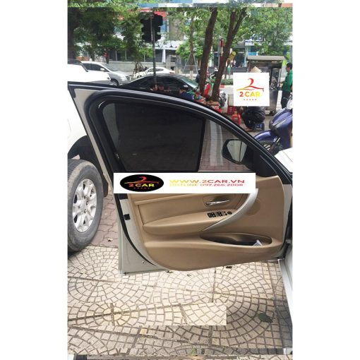 Rèm che nắng chống UV xe BMW 320i F30 đời 2012 - 2019 - Rèm loại 1 cao cấp - lắp đế nhựa - Hình ảnh 5