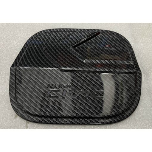 Ốp nắp bình xăng CARBON xe Honda Civic 2022 - 2023 vân cacbon cao cấp - Hình ảnh 5