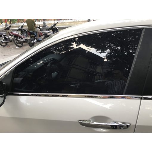 Nẹp viền chân kính, cong kính xe Honda Civic đời 2016 - 2021 Hàng inox cao cấp - Hình ảnh 5